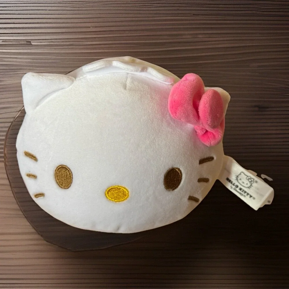 Sanrio Hello Kitty Dumpling Plush Toy 6 Inches Collectible Doll Bow White Soft